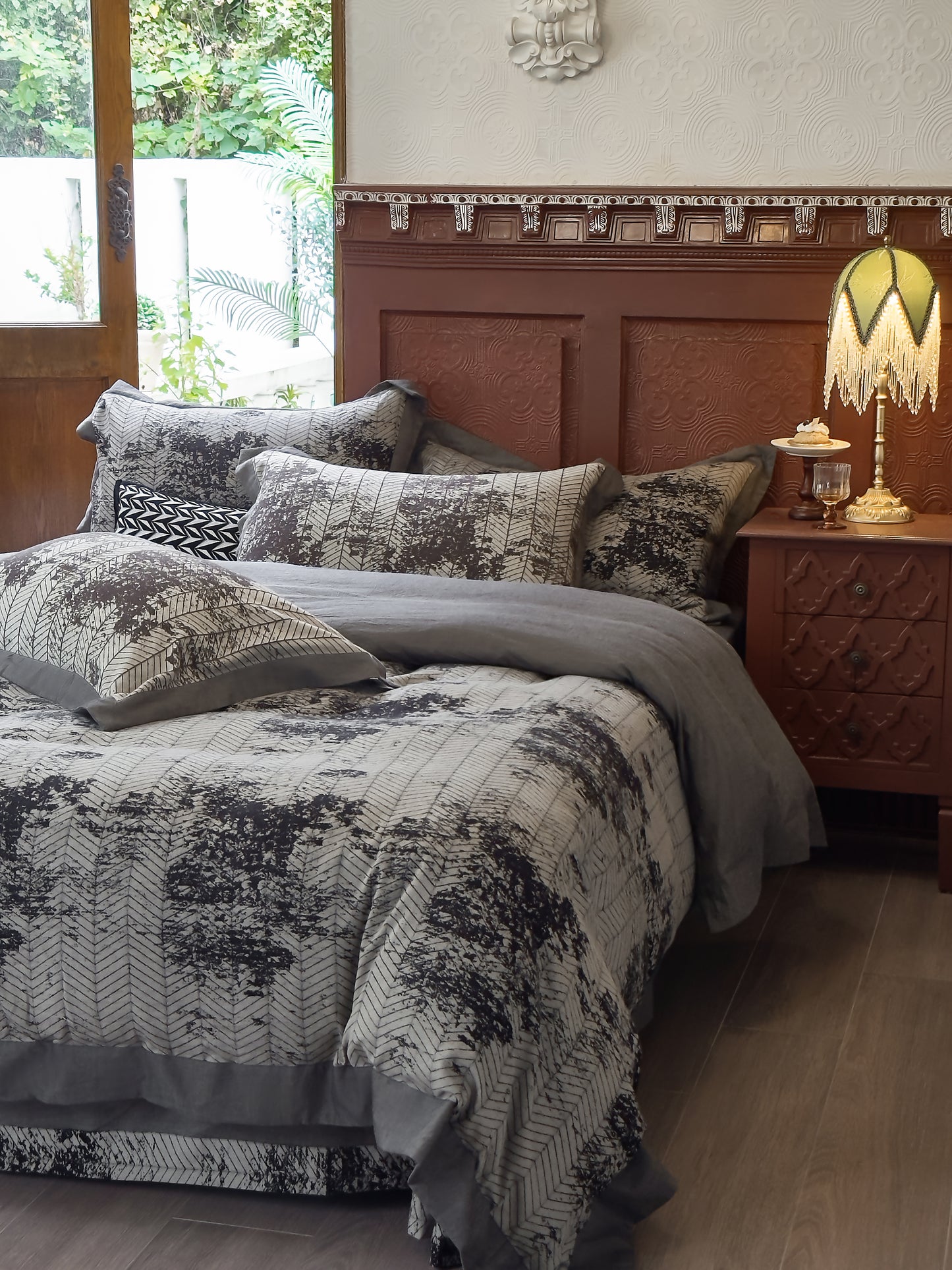 "Golden Age" Bedding Set of 4 pcs