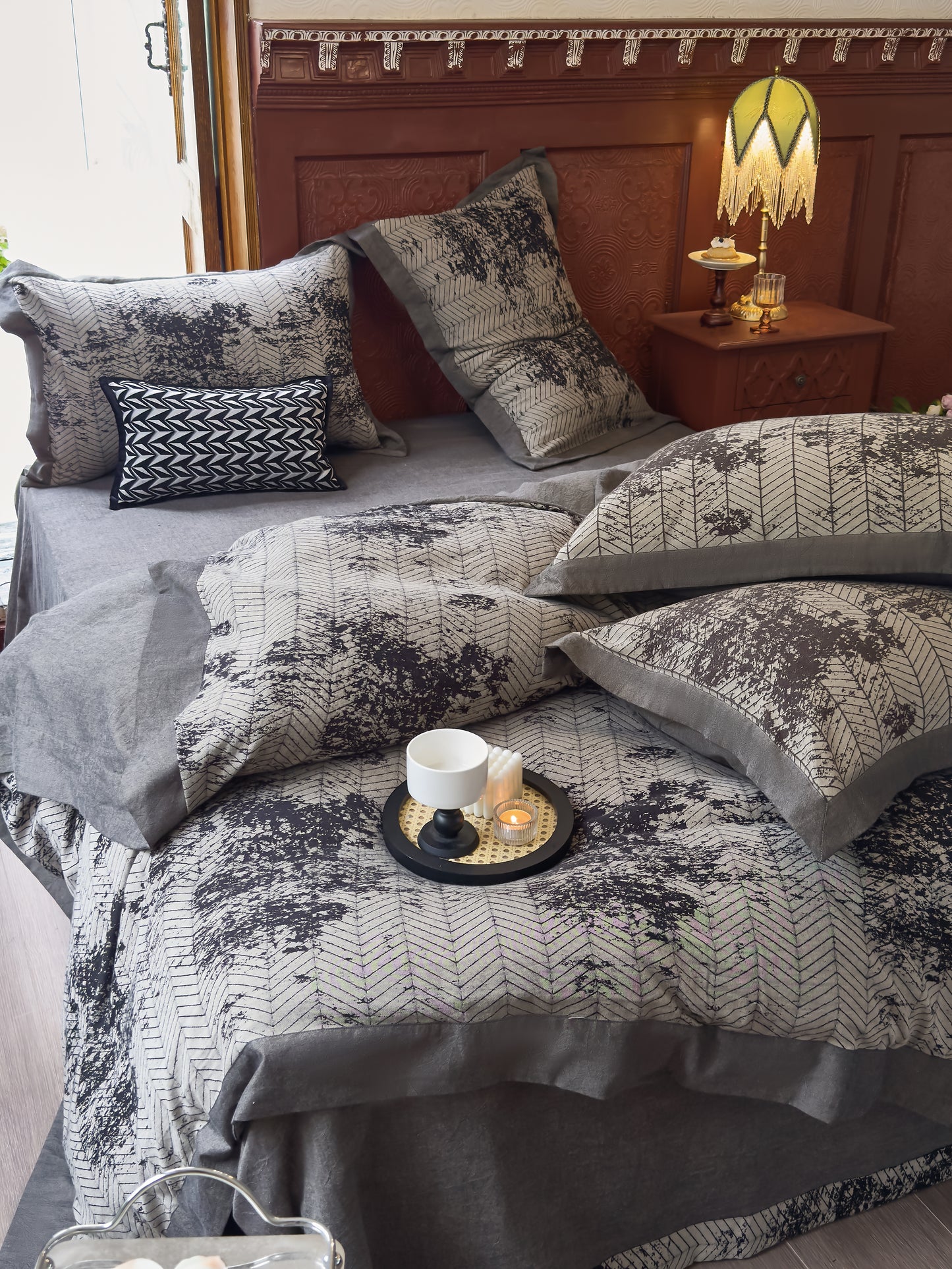 "Golden Age" Bedding Set of 4 pcs
