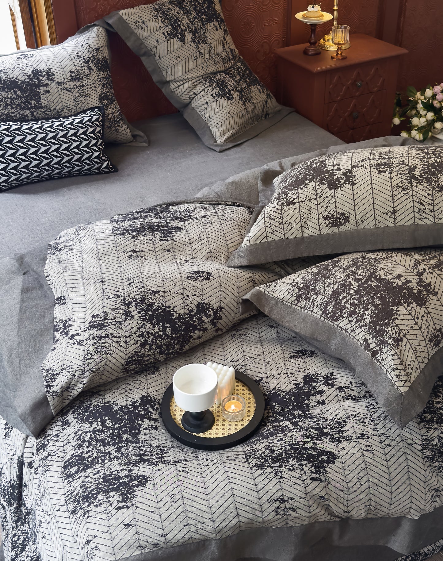 "Golden Age" Bedding Set of 4 pcs