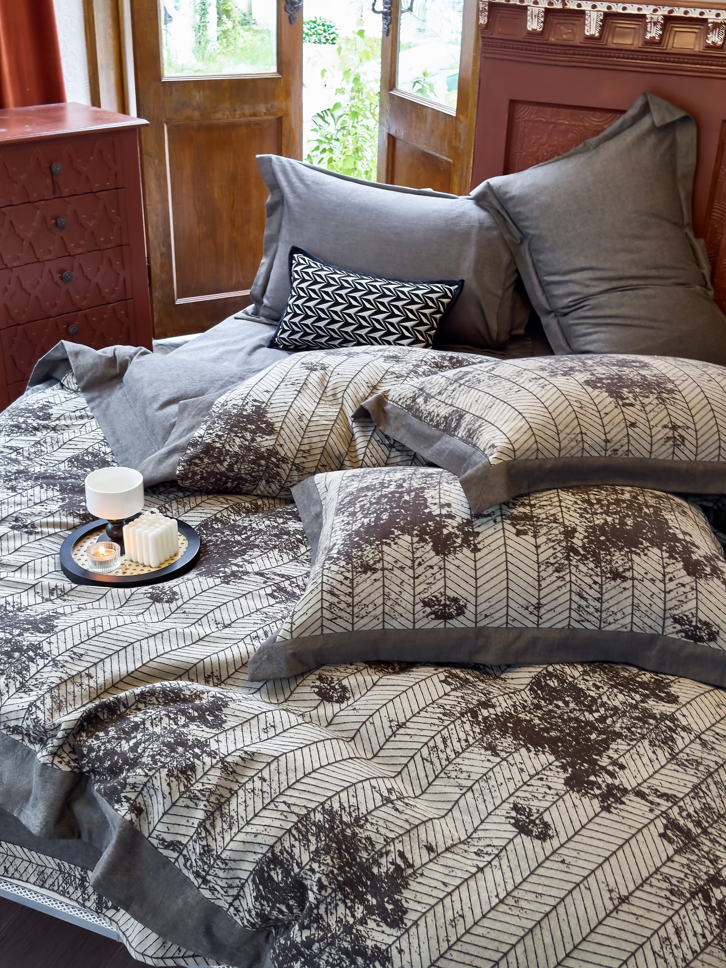 "Golden Age" Bedding Set of 4 pcs