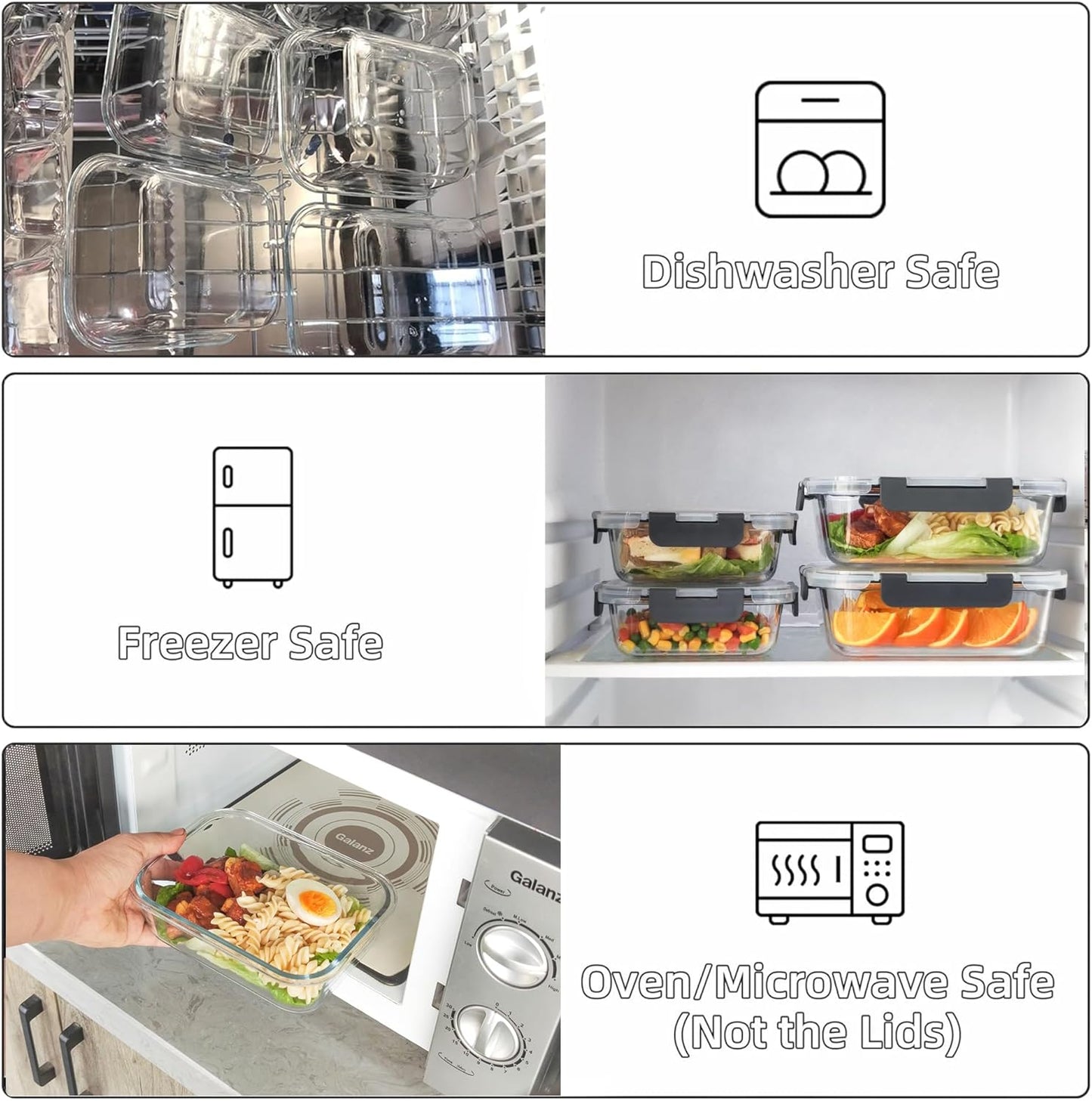 Set of Glass Containers