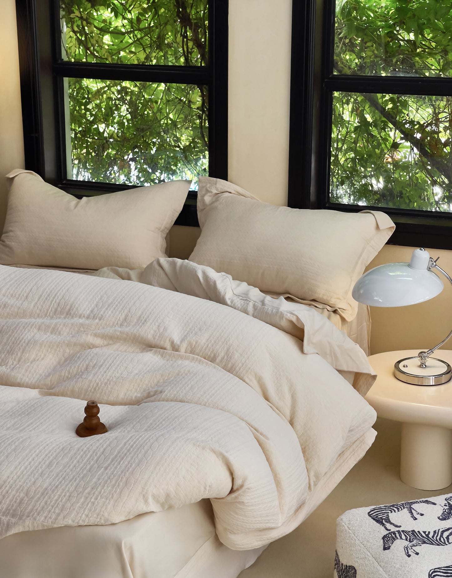 "Knitted" Bedding Set of 4 pcs