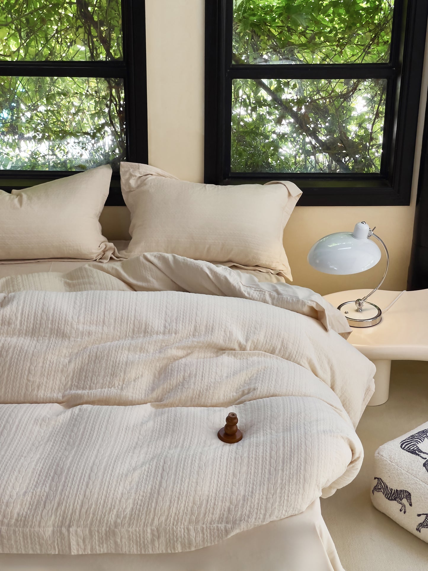 "Knitted" Bedding Set of 4 pcs
