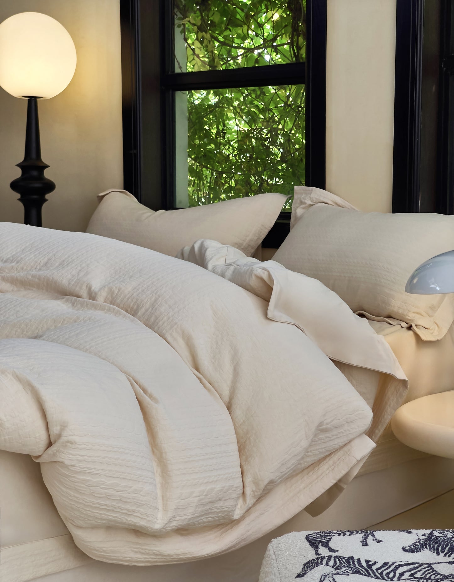 "Knitted" Bedding Set of 4 pcs