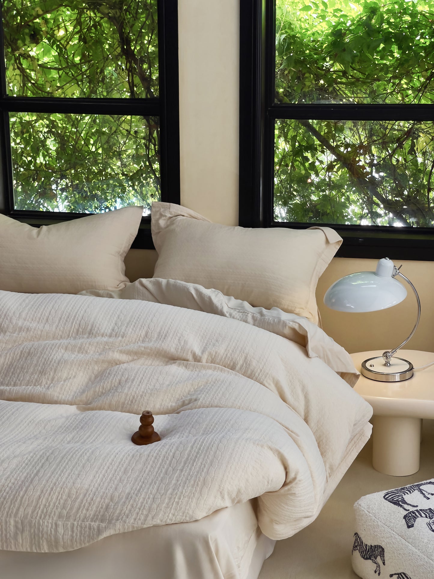 "Knitted" Bedding Set of 4 pcs