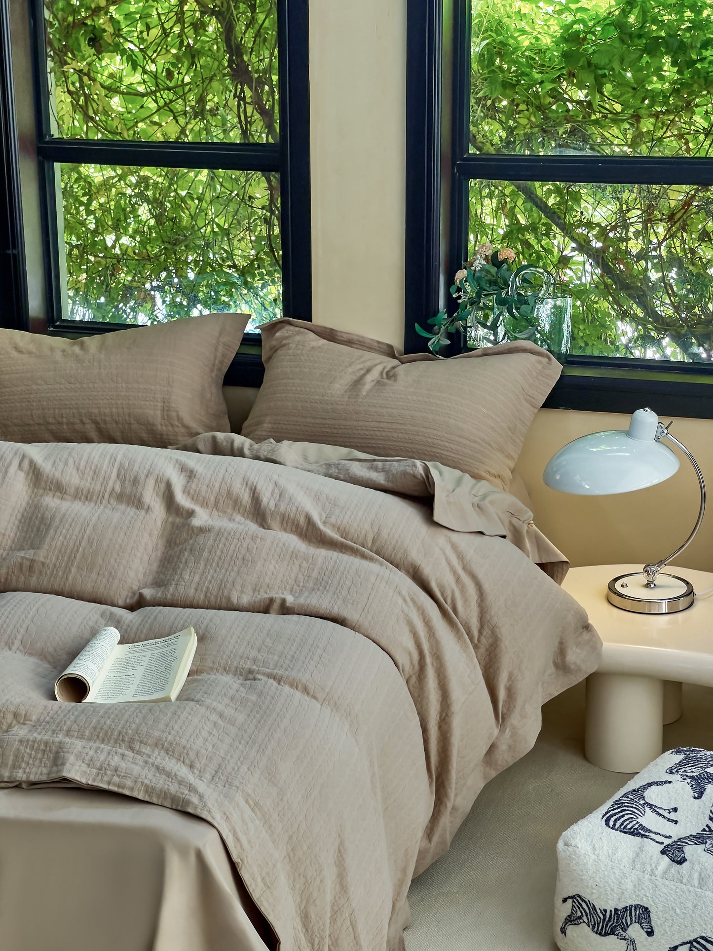 "Knitted" Bedding Set of 4 pcs