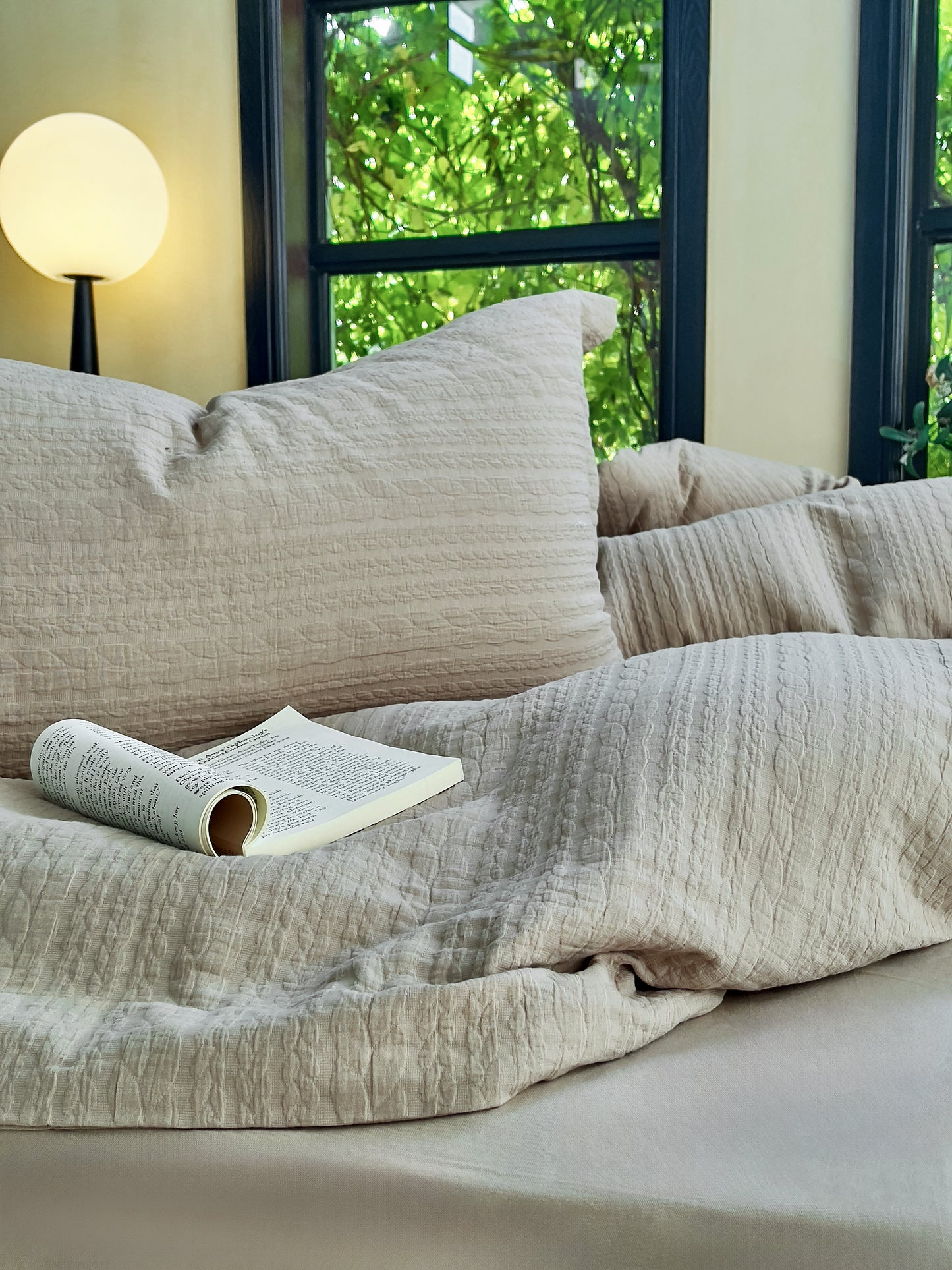 "Knitted" Bedding Set of 4 pcs