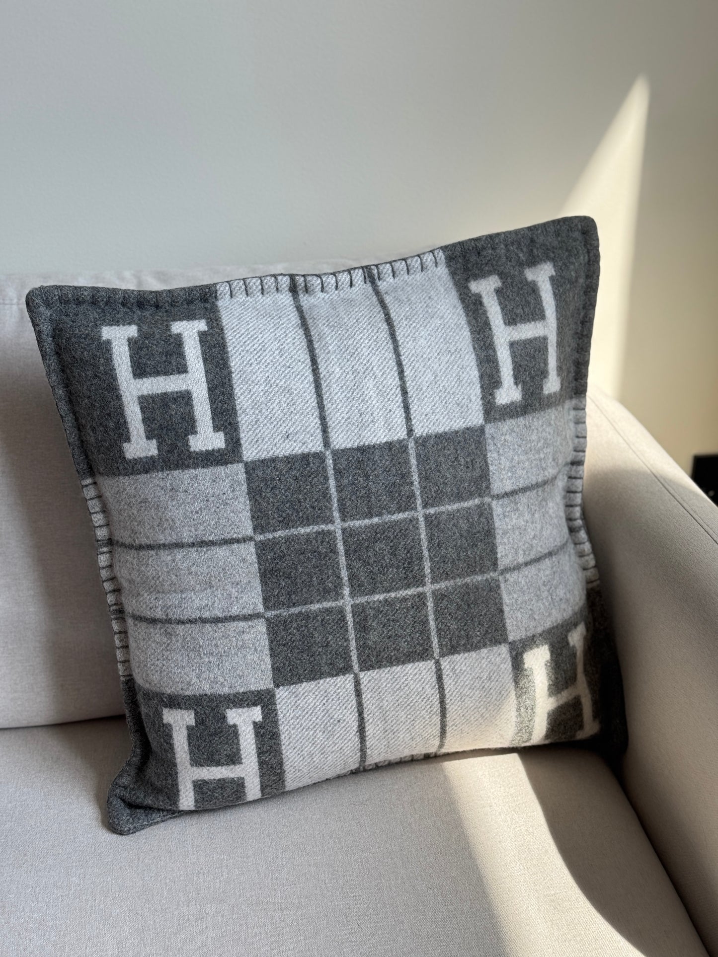 Merino Wool Dark Gray Pillowcase