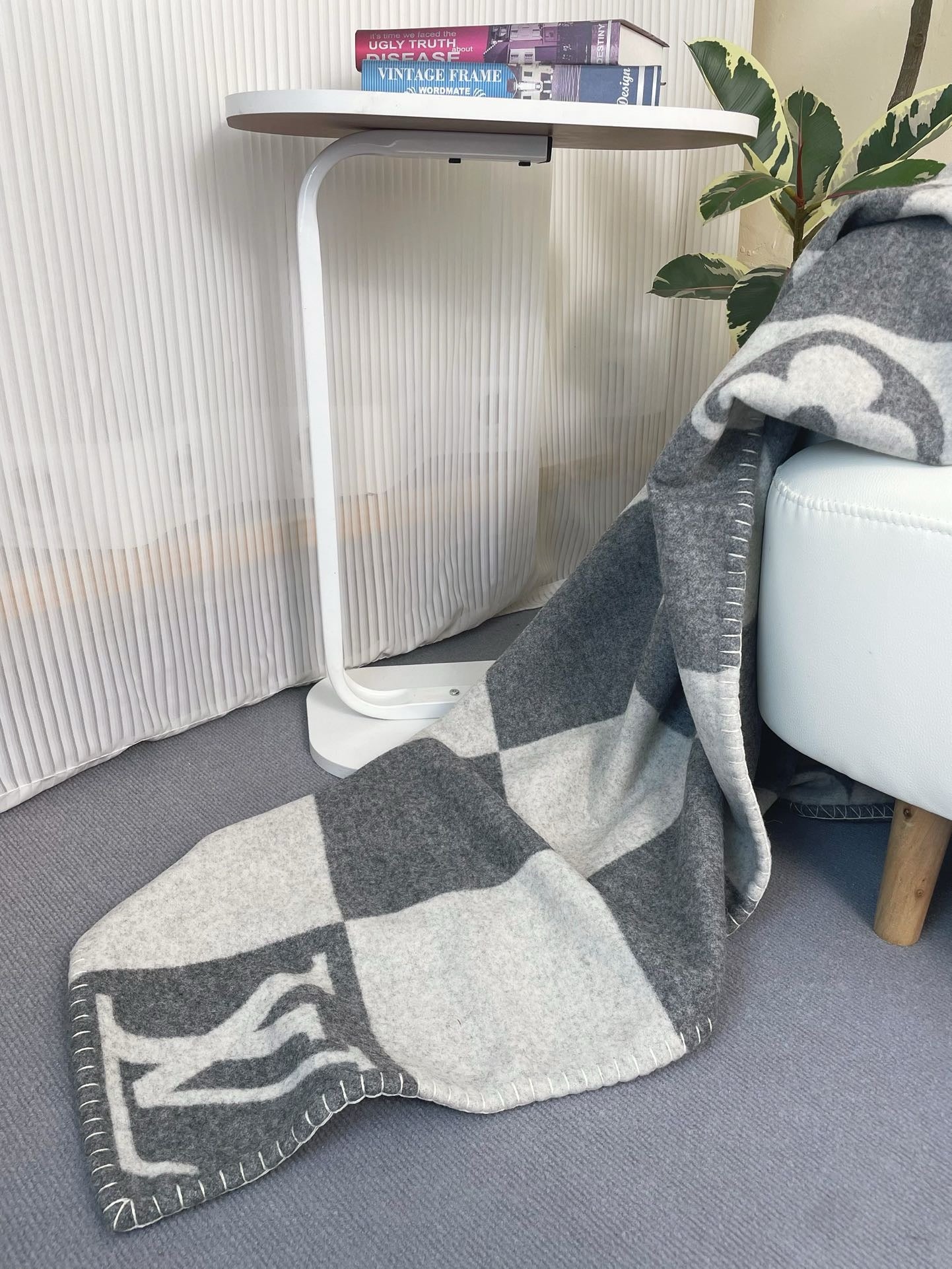 Cashmere Gray Cozy Blanket