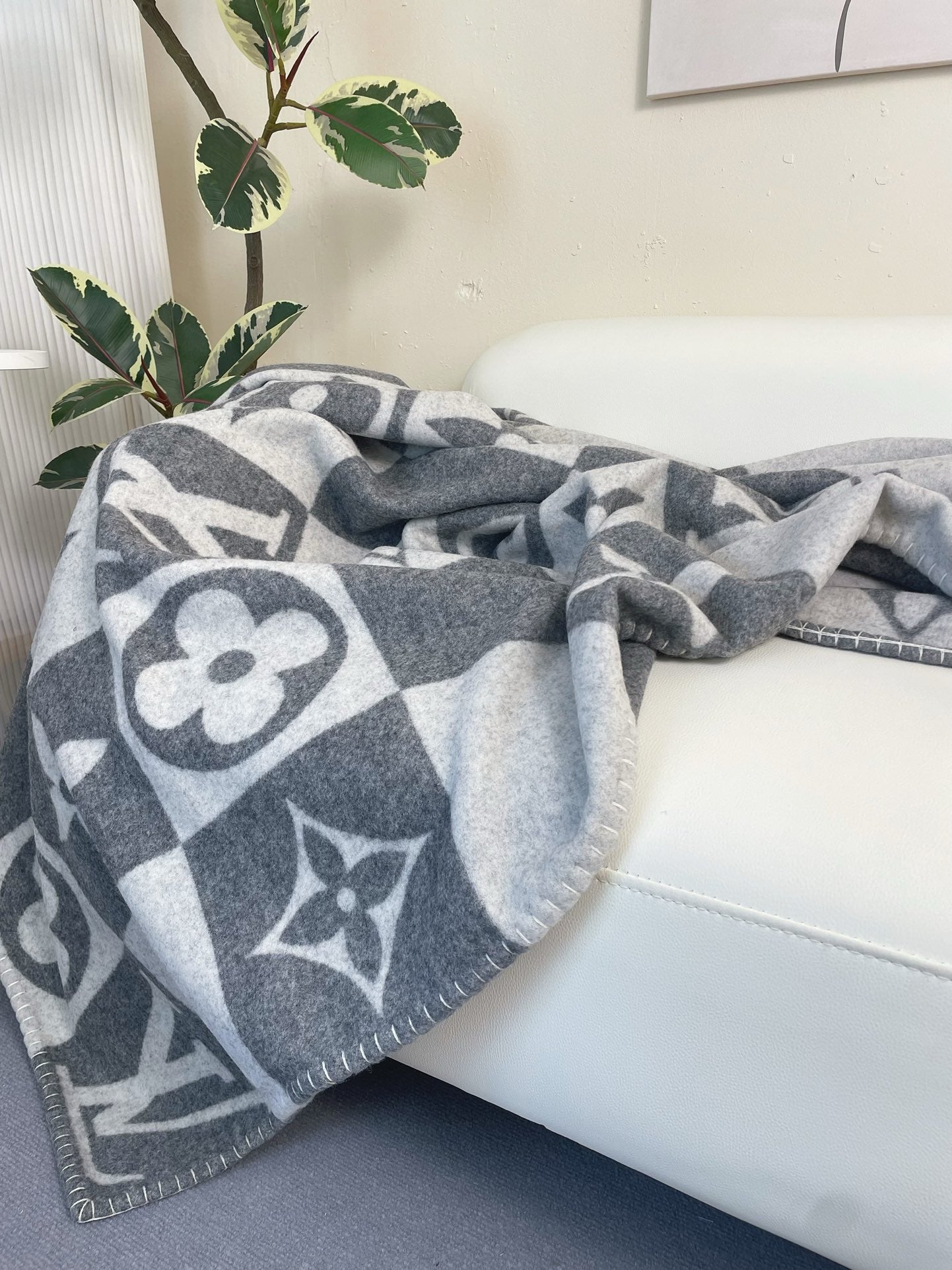 Cashmere Gray Cozy Blanket