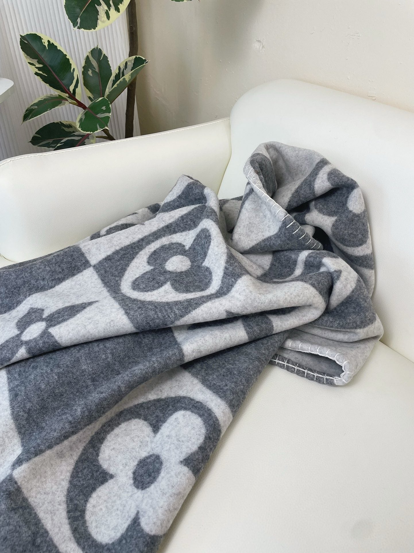 Cashmere Gray Cozy Blanket