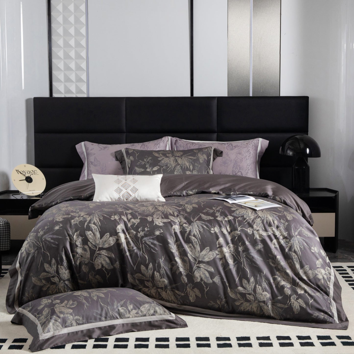 "Kyoto" Premium Satin bedding set of 4 pcs