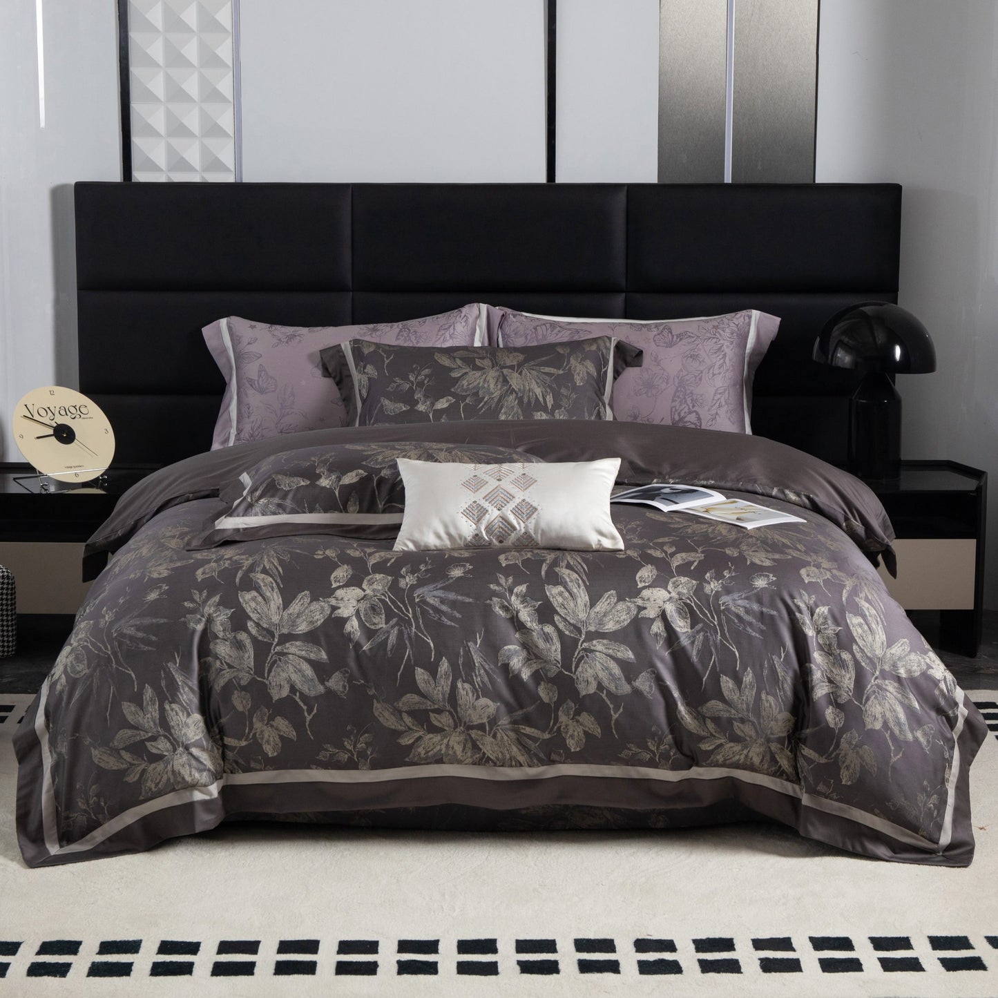 "Kyoto" Premium Satin bedding set of 4 pcs
