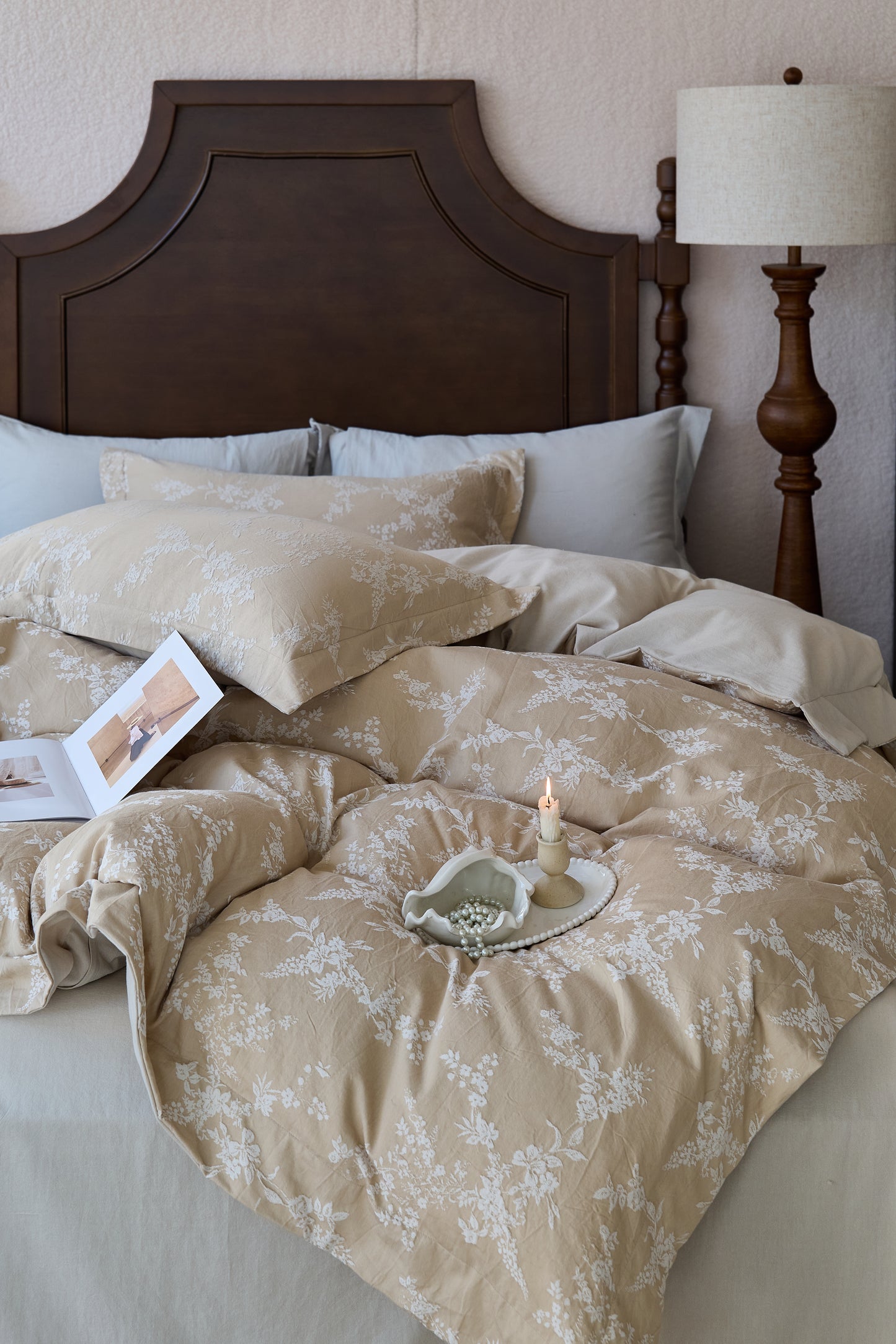 "Blooming" Bedding Set of 4 pcs
