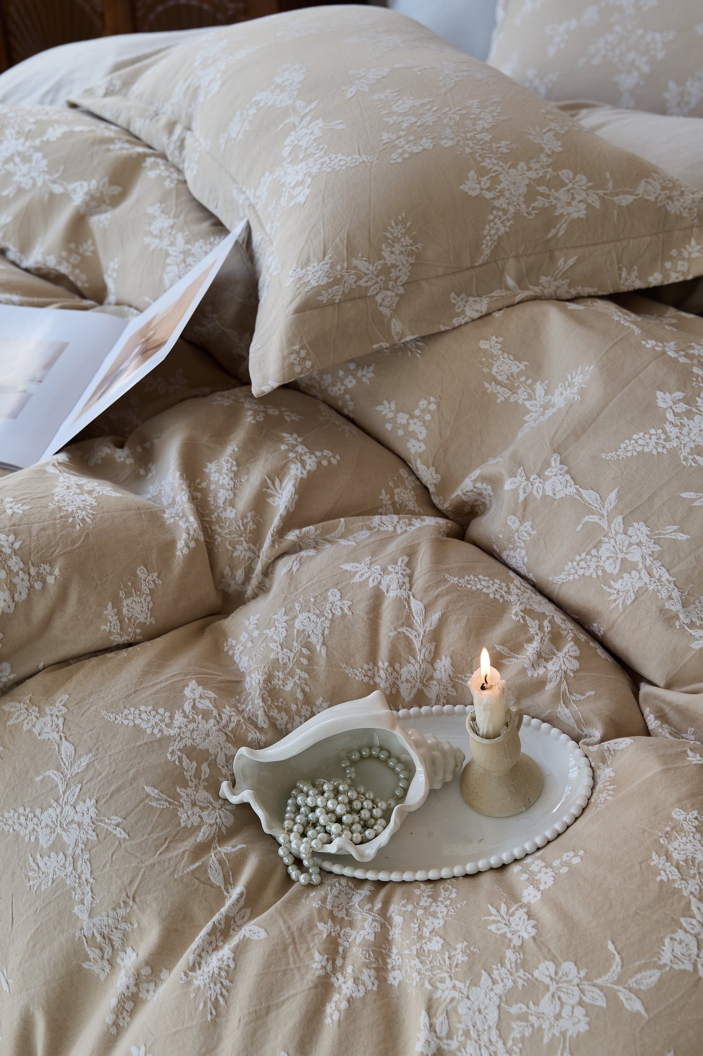 "Blooming" Bedding Set of 4 pcs