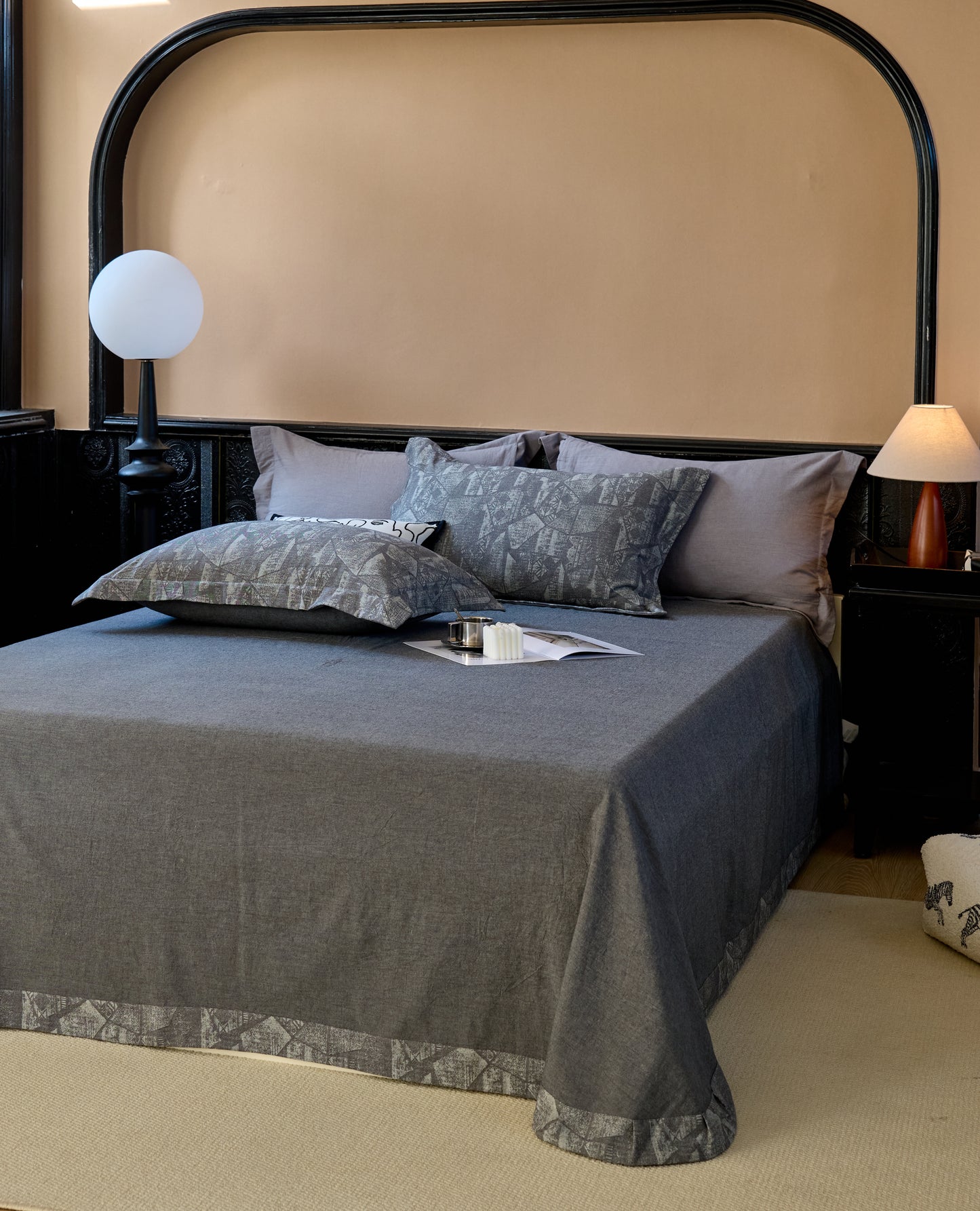 "Natural" Bedding Set of 4 pcs