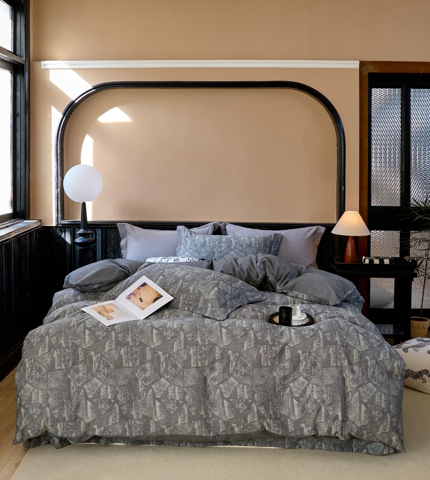 "Natural" Bedding Set of 4 pcs