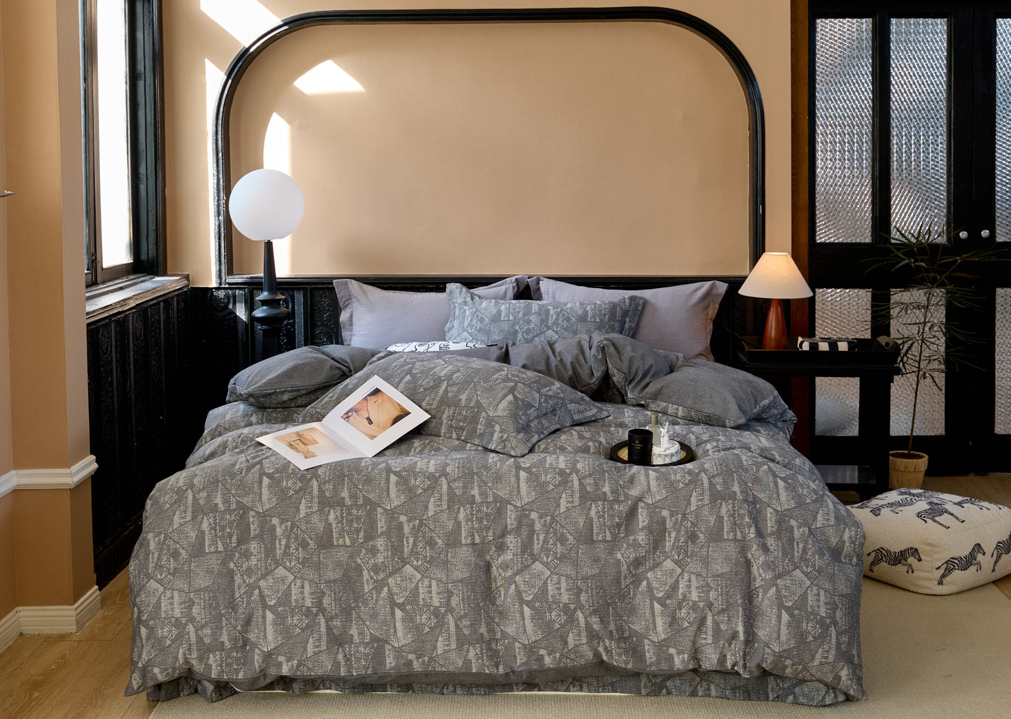 "Natural" Bedding Set of 4 pcs