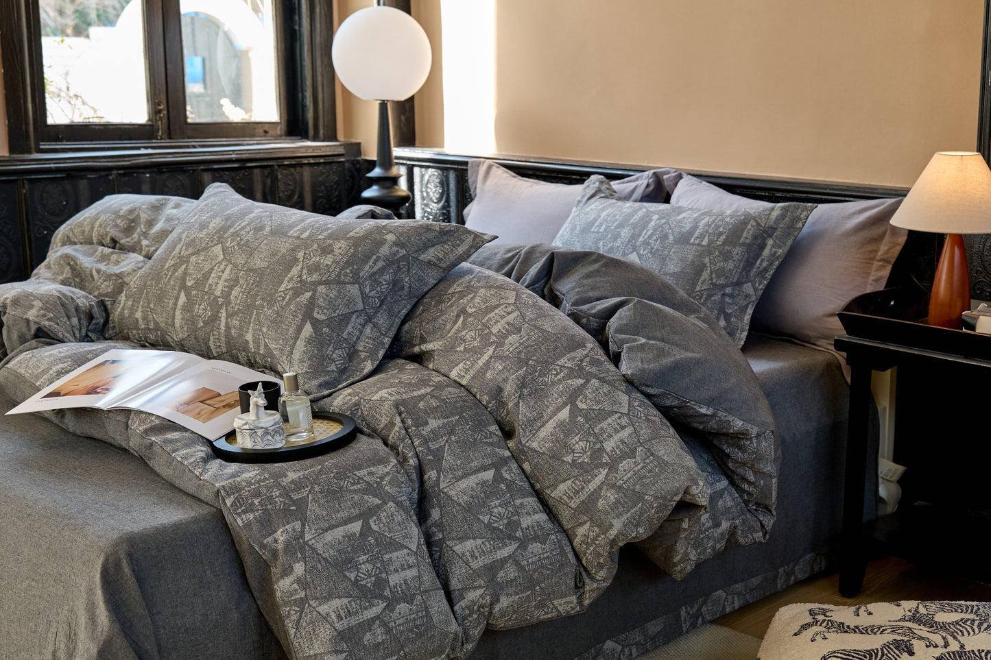 "Natural" Bedding Set of 4 pcs