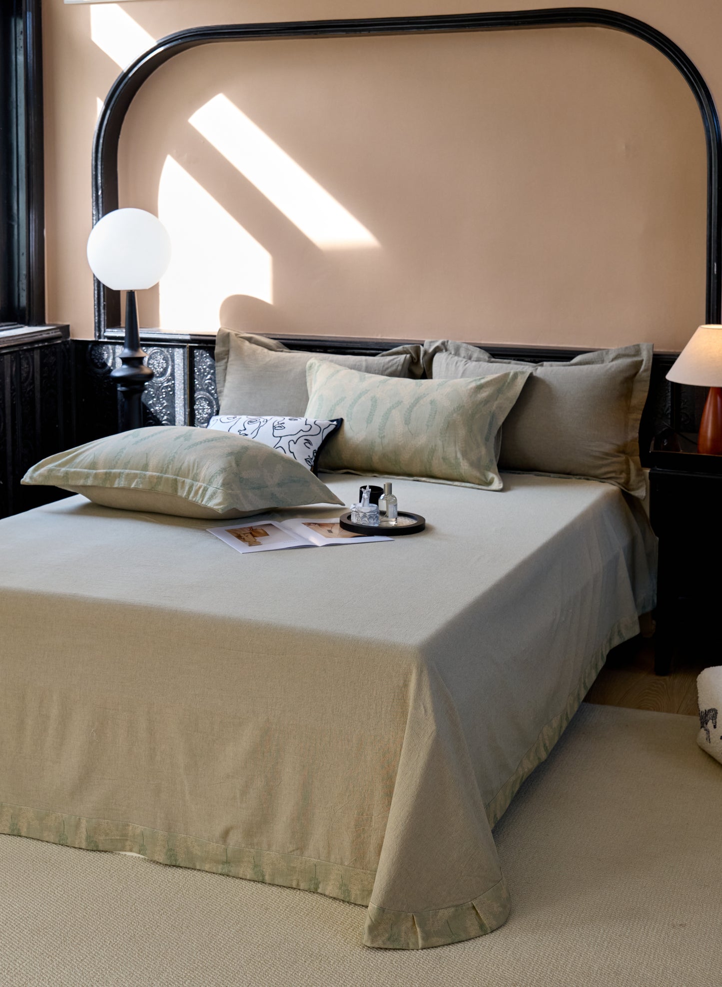 "Natural" Bedding Set of 4 pcs