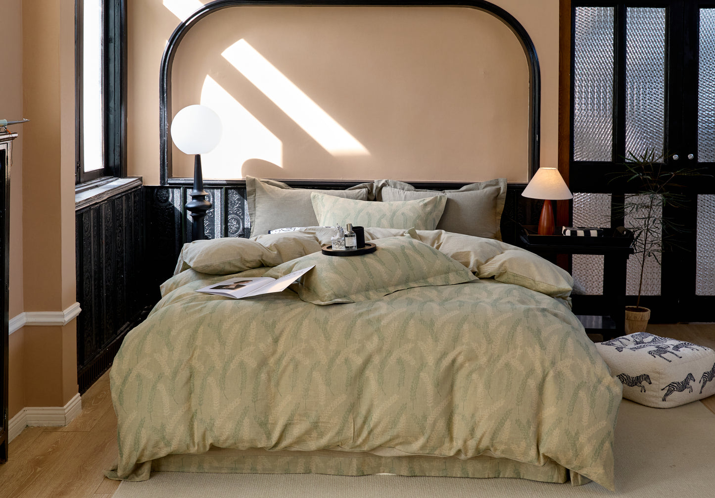 "Natural" Bedding Set of 4 pcs