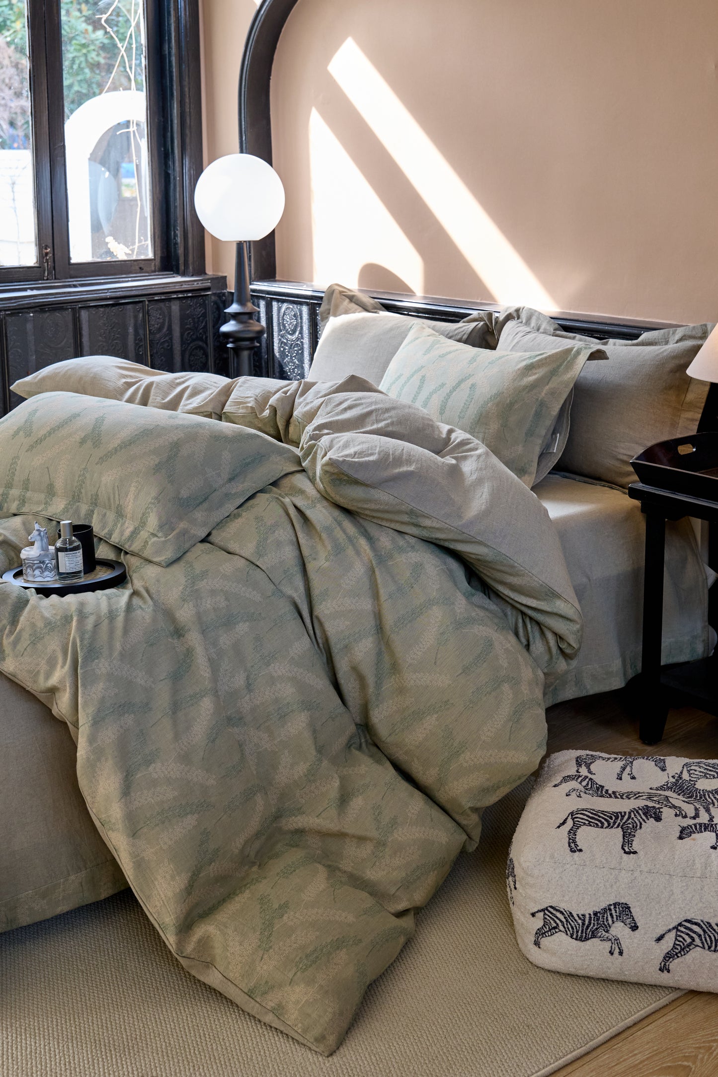 "Natural" Bedding Set of 4 pcs