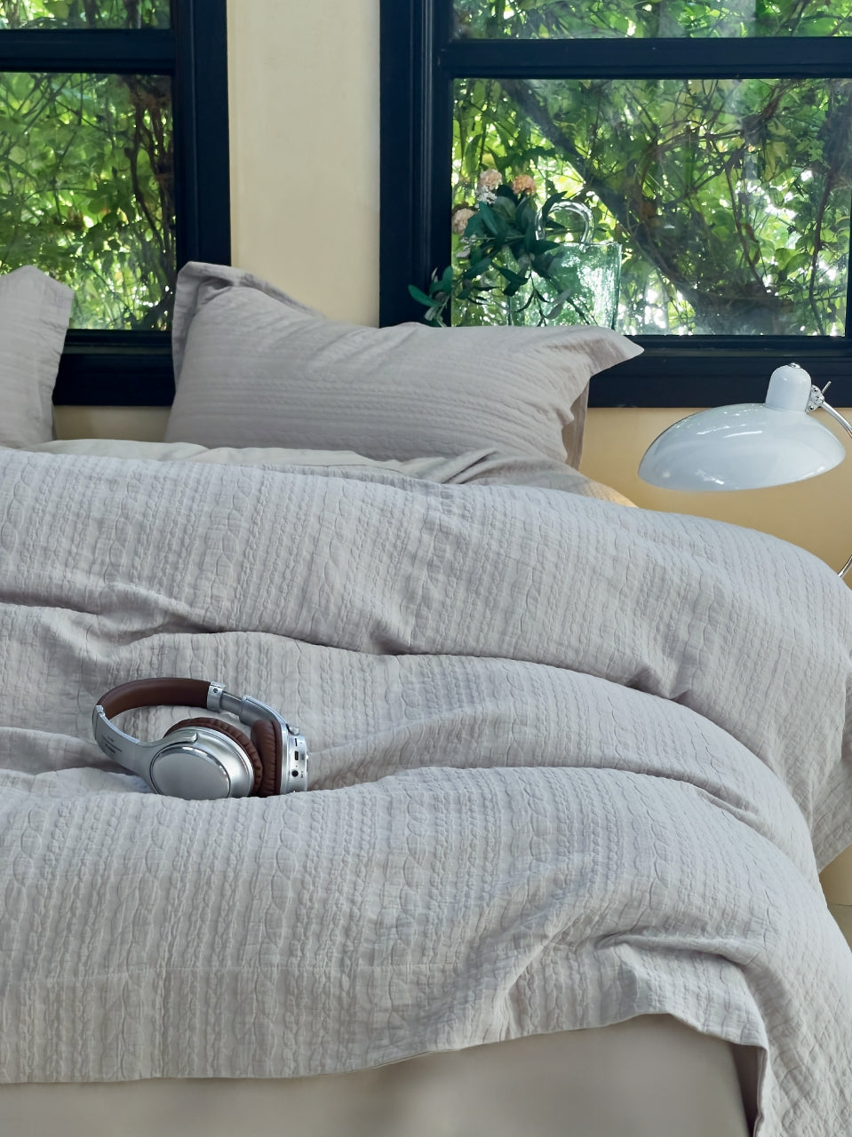 "Knitted" Bedding Set of 4 pcs