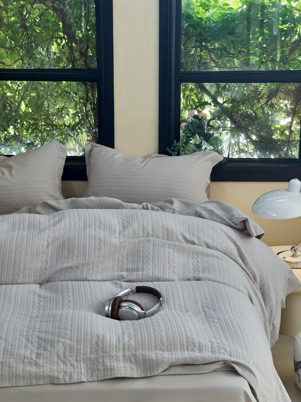 "Knitted" Bedding Set of 4 pcs