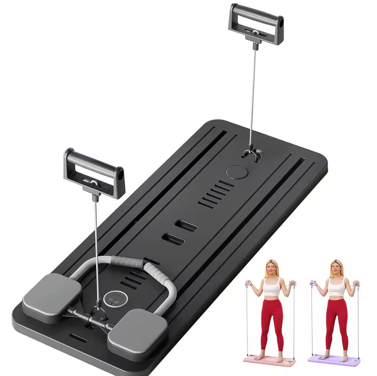 Pilates Reformer Board – Foldable & Multi-Functional Home Gym System