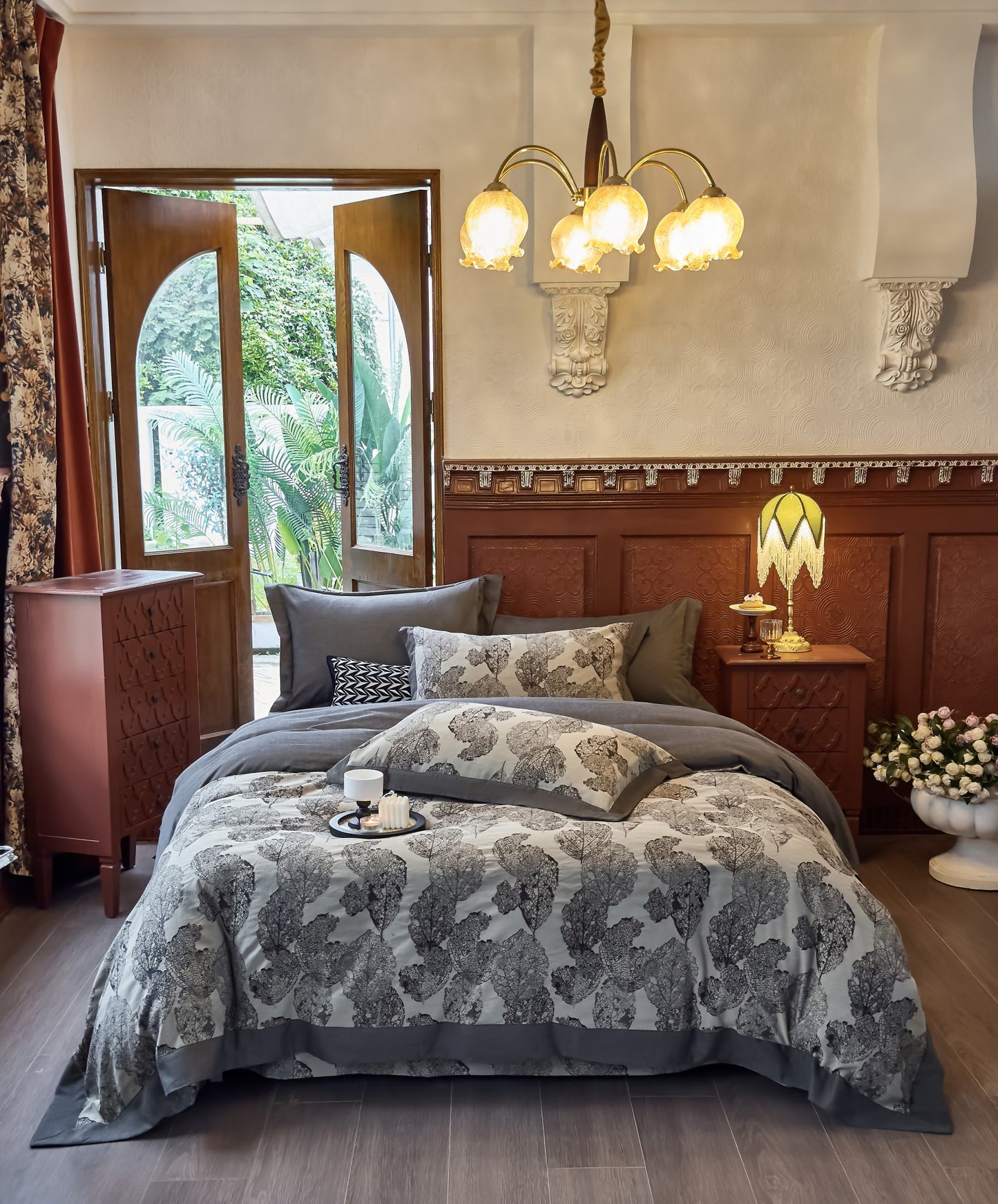 "Golden Age" Bedding Set of 4 pcs