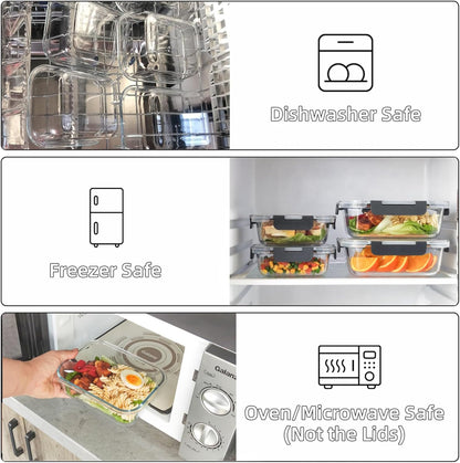 Set of Glass Containers