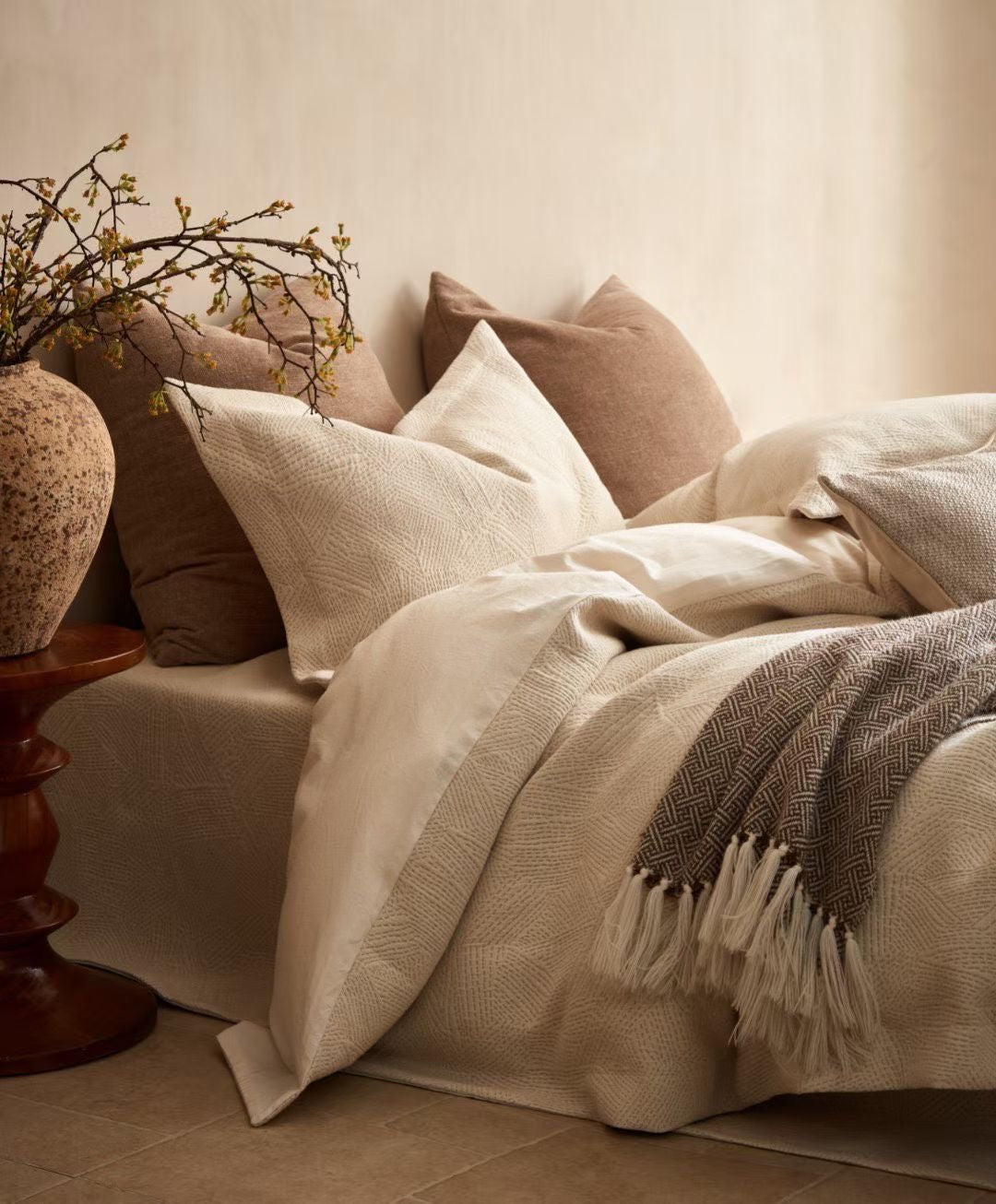 "Stitches" warm bedding set of 4 pcs