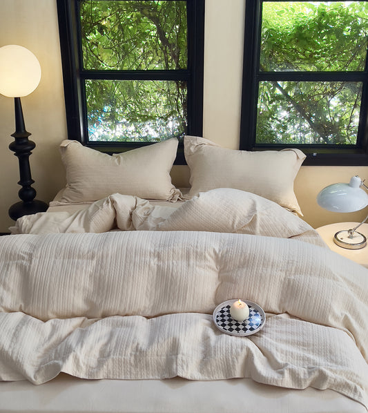 "Knitted" Bedding Set of 4 pcs