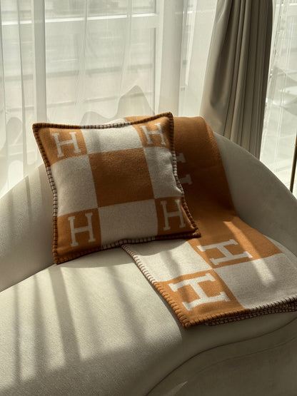Merino Wool Camel Pillow (with cushion)