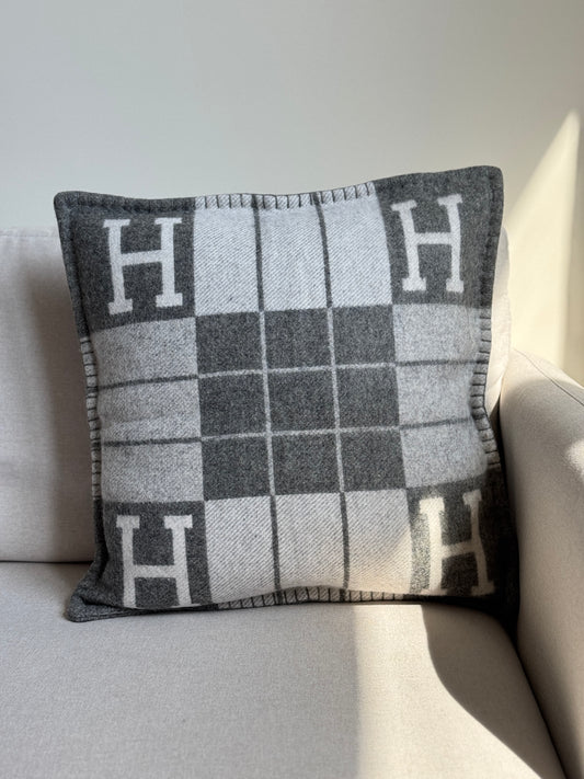 Merino Wool Dark Gray Pillowcase