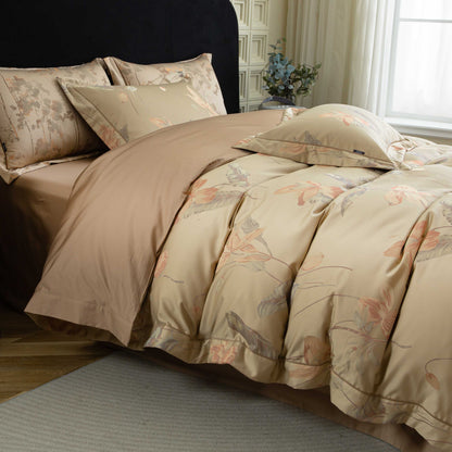 "Cairo" Premium Satin bedding set of 4 pcs