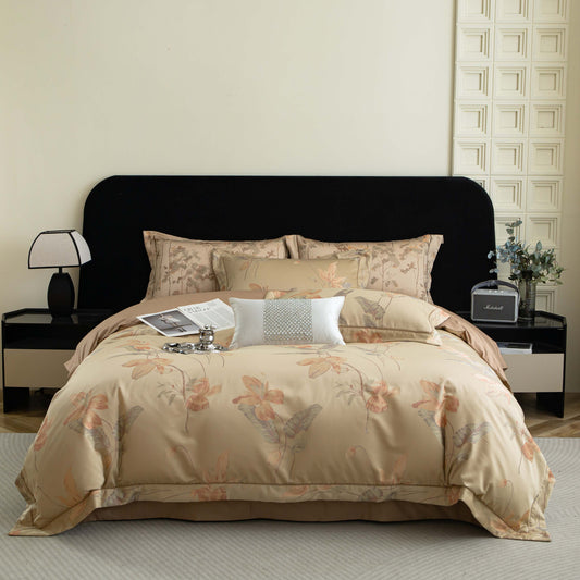 "Cairo" Premium Satin bedding set of 4 pcs