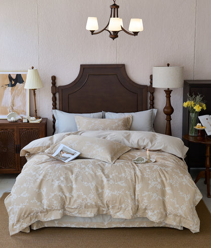"Blooming" Bedding Set of 4 pcs