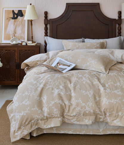 "Blooming" Bedding Set of 4 pcs