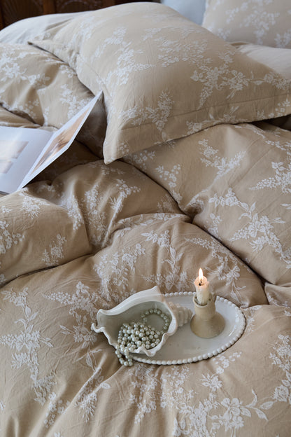 "Blooming" Bedding Set of 4 pcs