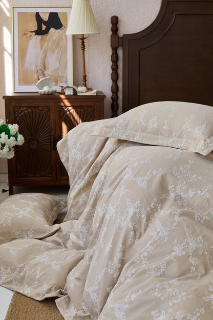 "Blooming" Bedding Set of 4 pcs