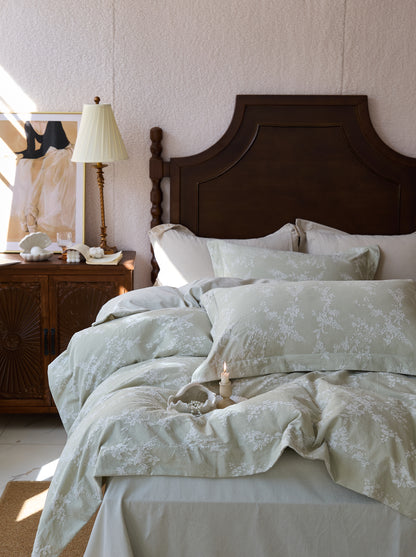 "Blooming" Bedding Set of 4 pcs