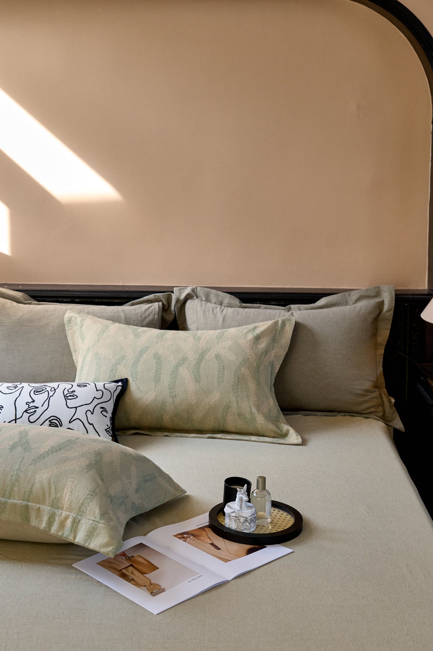 "Natural" Bedding Set of 4 pcs