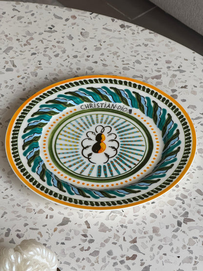 Set of 4 ceramic designer plates