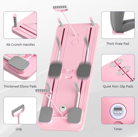Pilates Reformer Board – Foldable & Multi-Functional Home Gym System